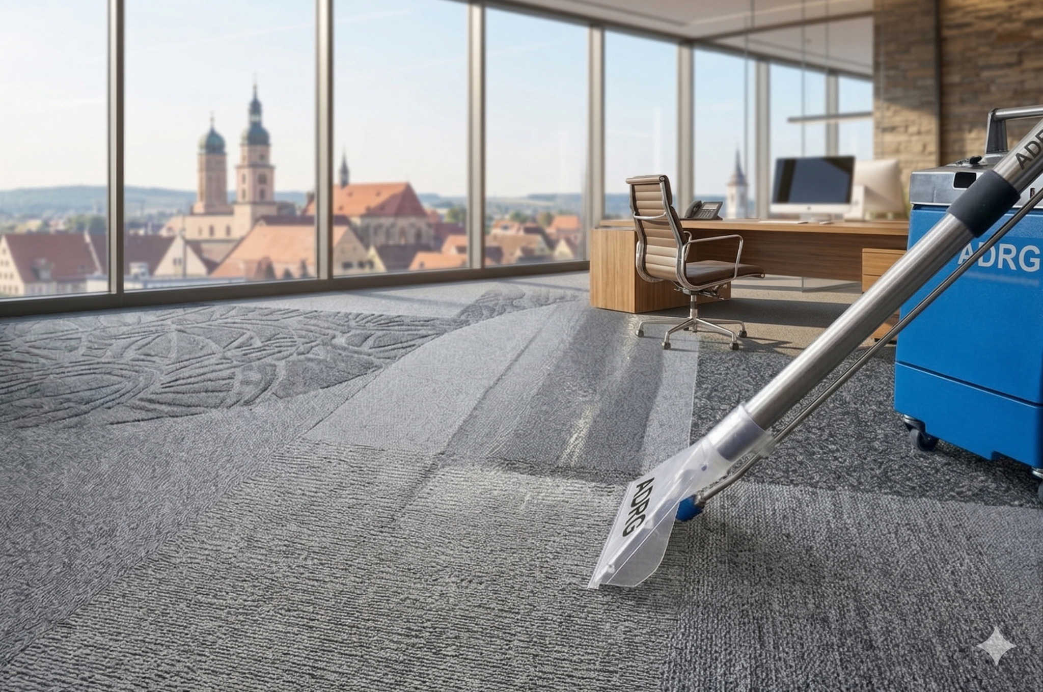 Sprühextraktion zur Teppichreinigung